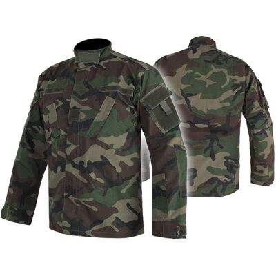 Teesar Bluza sportowa Polowa ACU Rip-STop sportowy Woodland - Woodland - M Teesar Bluza sportowa Polowa ACU Rip-STop sportowy Woodland - Woodland - M