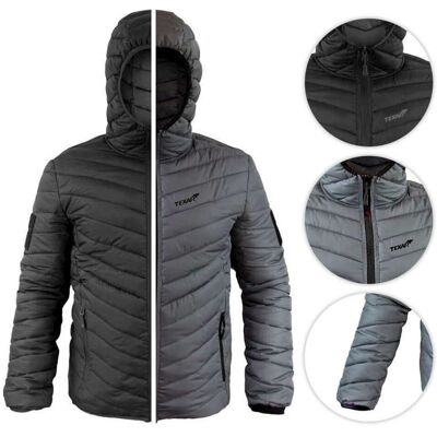 Helikon-Tex Texar Kurtka Dwustronna Reverse Czarno-Szara - Czarny Szary - XXL Helikon-Tex Texar Kurtka Dwustronna Reverse Czarno-Szara - Czarny Szary - XXL