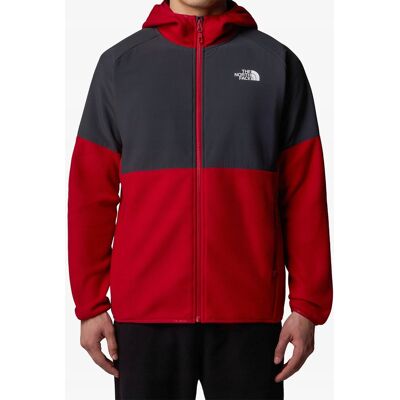 The North Face Glacier Heavyweight Full Zip Hd - Garnet Red/Asphalt Grey XL The North Face Glacier Heavyweight Full Zip Hd - Garnet Red/Asphalt Grey XL