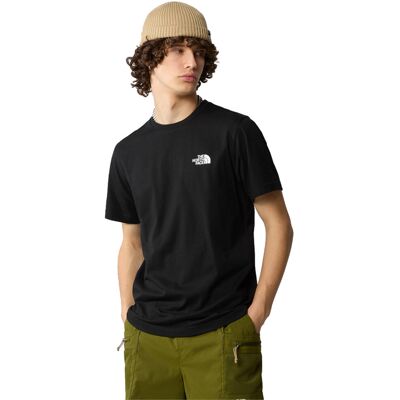 The North Face Simple Dome Tee NF0A87NGJK31, Mężczyzna, T-shirt kompresyjny, Czarny The North Face Simple Dome Tee NF0A87NGJK31, Mężczyzna, T-shirt kompresyjny, Czarny