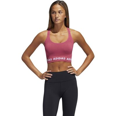 Top damski Adidas Aeroknit sportowy biustonosz różowy-XS Top damski Adidas Aeroknit sportowy biustonosz różowy-XS