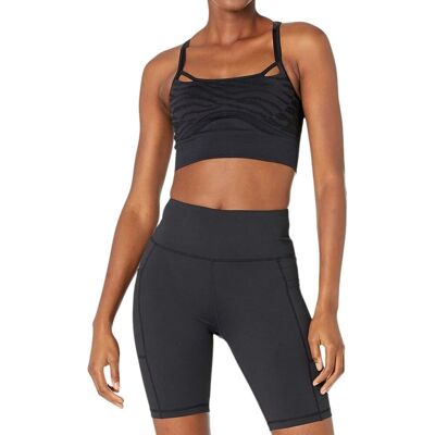 Top damski Adidas by Stella McCartney Seamless Yoga biustonosz sportowy czarny-XS Top damski Adidas by Stella McCartney Seamless Yoga biustonosz sportowy czarny-XS