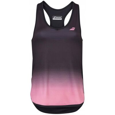 Top Damski Babolat Compete Tank czarno/różowy rozmiar XS Top Damski Babolat Compete Tank czarno/różowy rozmiar XS