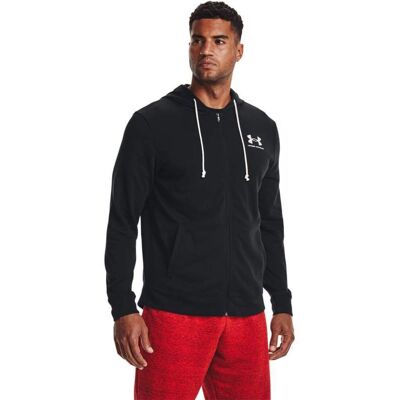 Under Armour Bluza dresowa Męska 1370409-001 UA RIVAL TERRY LC FZ czarny S Under Armour Bluza dresowa Męska 1370409-001 UA RIVAL TERRY LC FZ czarny S