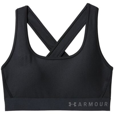 Under Armour Mid Crossback Sports Bra Biustonosz 001 : Rozmiar - XS Under Armour Mid Crossback Sports Bra Biustonosz 001 : Rozmiar - XS