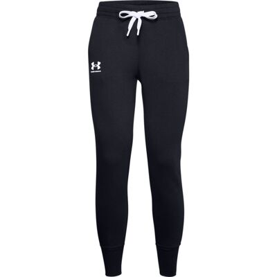 Under Armour Spodnie treningowe damskie, Rival Fleece Joggers, Czarne, 1356416-001, Rozmiar L Under Armour Spodnie treningowe damskie, Rival Fleece Joggers, Czarne, 1356416-001, Rozmiar L