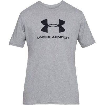 Under Armour Sportstyle Logo Tee 1329590-036, Mężczyzna, T-shirt kompresyjny, Szary Under Armour Sportstyle Logo Tee 1329590-036, Mężczyzna, T-shirt kompresyjny, Szary