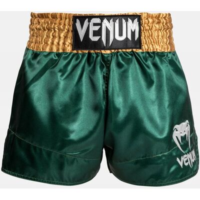 Venum S Muay Thai Shorts - Zielony, Lekki, Elegancki - Muay Thai Shorts Venum S Muay Thai Shorts - Zielony, Lekki, Elegancki - Muay Thai Shorts