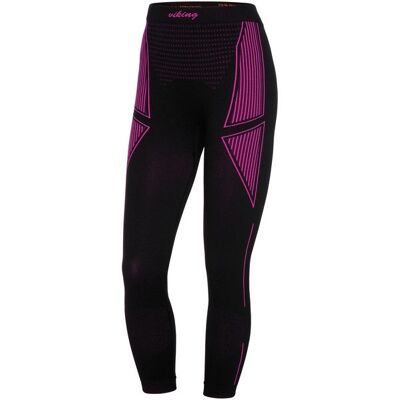 Legginsy termoaktywne Viking ETNA Czarny/Różowy - Leggings Legginsy termoaktywne Viking ETNA Czarny/Różowy - Leggings