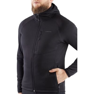 Viking Bluza turystyczna męska Jukon Hoodie Man, 730/23/0909/09, Czarna, Rozmiar L Viking Bluza turystyczna męska Jukon Hoodie Man, 730/23/0909/09, Czarna, Rozmiar L