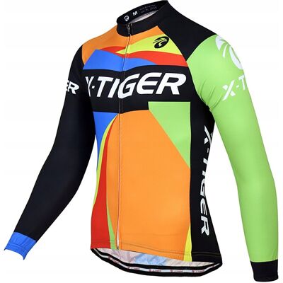 X-TIGER Bluza Rowerowa Kolarska Męska Dopasowana Ocieplona WYGODA JESIEŃ S X-TIGER Bluza Rowerowa Kolarska Męska Dopasowana Ocieplona WYGODA JESIEŃ S