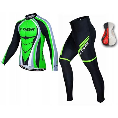 X-Tiger ZESTAW NA ROWER DŁUGIE SPODNIE Z WKŁADKĄ KOSZULKA X-Tiger ZESTAW NA ROWER DŁUGIE SPODNIE Z WKŁADKĄ KOSZULKA