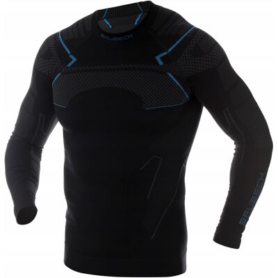 Brubeck Termoaktywna Termiczna Bluza Męska Czarny Ls13040m M Brubeck Termoaktywna Termiczna Bluza Męska Czarny Ls13040m M