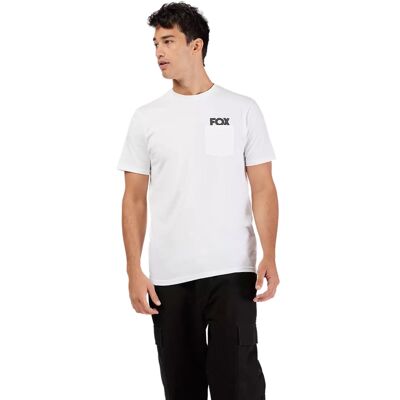 Koszulka Męska Fox Big F Ss Prem Bawełniana T-Shirt Biała R. 2xl Koszulka Męska Fox Big F Ss Prem Bawełniana T-Shirt Biała R. 2xl