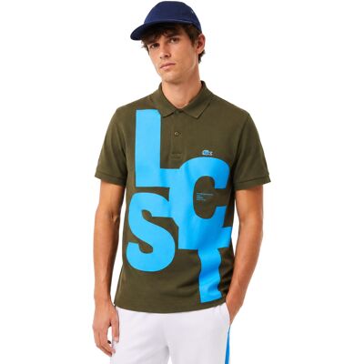 Koszulka Męska Lacoste Polówka Klasyczna Z Zapieciem Bawełniana Khaki R. S Koszulka Męska Lacoste Polówka Klasyczna Z Zapieciem Bawełniana Khaki R. S