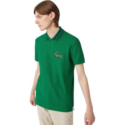 Koszulka Męska Lacoste Polówka Sportowa O Dopasowanym Kroju Zielona R. S Koszulka Męska Lacoste Polówka Sportowa O Dopasowanym Kroju Zielona R. S