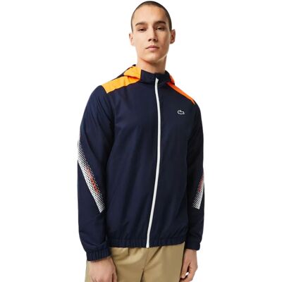 Kurtka Męska Lacoste Sportowa Tenisowa Z Kapturem Granatowa R. S Kurtka Męska Lacoste Sportowa Tenisowa Z Kapturem Granatowa R. S