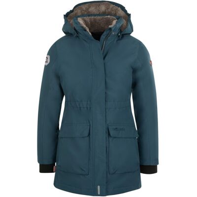 Kurtka Z Kapturem Wodoodporna Dziecięca Trollkids Girls Alesund Coat Puchowa Zimowa Granatowa (301-142) 110 Kurtka Z Kapturem Wodoodporna Dziecięca Trollkids Girls Alesund Coat Puchowa Zimowa Granatowa (301-142) 110