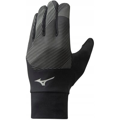 Rękawiczki Do Biegania Mizuno Windproof Black/black L Rękawiczki Do Biegania Mizuno Windproof Black/black L