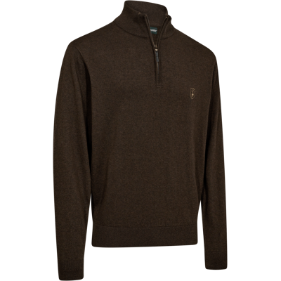 Sweter Męski Rozpinany Pod Szyją Deerhunter Harrington Brown Melange 4xl Sweter Męski Rozpinany Pod Szyją Deerhunter Harrington Brown Melange 4xl
