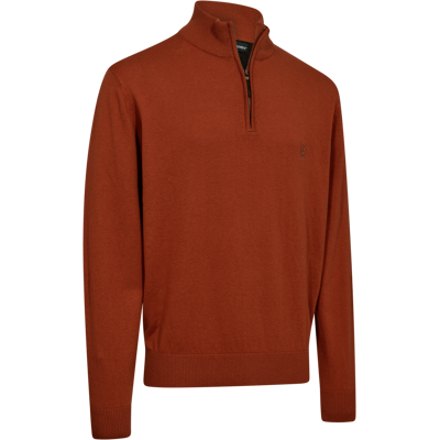 Sweter Męski Rozpinany Pod Szyją Deerhunter Harrington Oak Rust Melange 4xl Sweter Męski Rozpinany Pod Szyją Deerhunter Harrington Oak Rust Melange 4xl