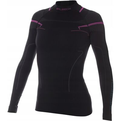Termoaktywna Bluza Termo Damska Czarna Brubeck Ls13100w L Termoaktywna Bluza Termo Damska Czarna Brubeck Ls13100w L