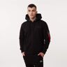 Alpha Industries BLUZA MĘSKA RED STRIPE HOODY BLACK - S