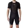 FDX, Męskie spodenki rowerowe, Velos Men's Bib Shorts, czarno-niebieskie, rozmiar XS