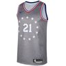 Nike Nba Philadelphia 76Ers Joel Embiid Swingman Jersey Dark Grey Heather