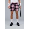 Spodenki Męskie Hydrogen Tartan Shorts Pink/Black