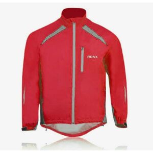 ROXX Męska kurtka do biegania Roxx Cycling Waterproof Jacket   RED High Visible M
