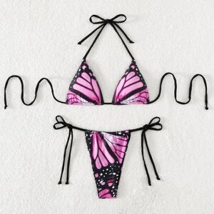 Inny producent Bikini - Egzotyczny Dwuczęściowy Strój Kąpielowy z Wiązaniami - M Inny producent Bikini - Egzotyczny Dwuczęściowy Strój Kąpielowy z Wiązaniami - M