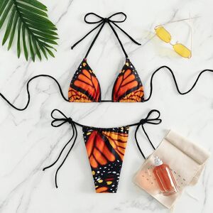 Inny producent Bikini - Egzotyczny Dwuczęściowy Strój Kąpielowy z Wiązaniami - S Inny producent Bikini - Egzotyczny Dwuczęściowy Strój Kąpielowy z Wiązaniami - S