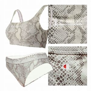 Champion Strój Kąpielowy Dwuczęściowy Szary Bikini Top Rozmiar XL Champion Strój Kąpielowy Dwuczęściowy Szary Bikini Top Rozmiar XL