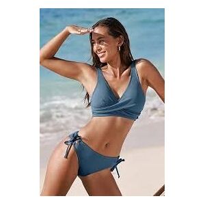 Cupshe Strój Dekolt W Serek Biustonosz Typu Bralette Majtki Z Sznurowaniem Cupshe Strój Dekolt W Serek Biustonosz Typu Bralette Majtki Z Sznurowaniem