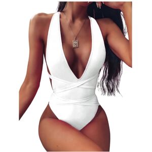 Zolta Jednoczęściowy strój kąpielowy monokini wycięcia seksy kostium L Zolta Jednoczęściowy strój kąpielowy monokini wycięcia seksy kostium L