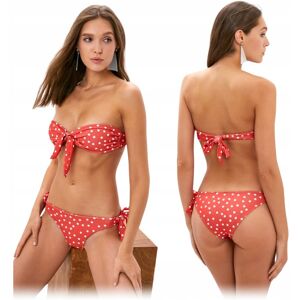 Inny producent KOSTIUM STRÓJ KĄPIELOWY DWUCZĘŚCIOWY BIKINI RETRO PIN UP GROSZKI CZERWONE M Inny producent KOSTIUM STRÓJ KĄPIELOWY DWUCZĘŚCIOWY BIKINI RETRO PIN UP GROSZKI CZERWONE M