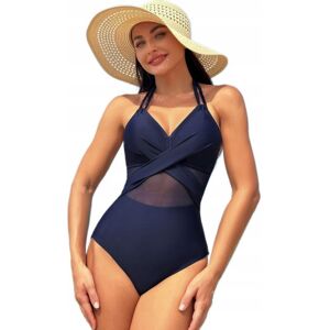 Inny producent Modelujący Jednoczęściowy Kostium Strój Kąpielowy Granatowy L Inny producent Modelujący Jednoczęściowy Kostium Strój Kąpielowy Granatowy L