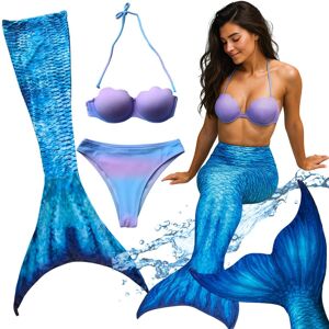 Hopki Ogon Syreny Syreni Strój Kąpielowy Syrenka Kostium Syrena 3W1 Cosplay 152 / 158 Cm (Xs) 65B / 70 A (Z Metki M) Hopki Ogon Syreny Syreni Strój Kąpielowy Syrenka Kostium Syrena 3W1 Cosplay 152 / 158 Cm (Xs) 65B / 70 A (Z Metki M)