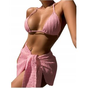 Inny producent RÓŻOWY STRÓJ KĄPIELOWY 3-CZĘŚCIOWY SARONG M Inny producent RÓŻOWY STRÓJ KĄPIELOWY 3-CZĘŚCIOWY SARONG M