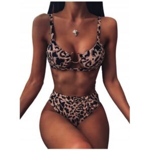 inna (Inny) Strój Kąpielowy Wysoki Stan Panterka Bikini S inna (Inny) Strój Kąpielowy Wysoki Stan Panterka Bikini S