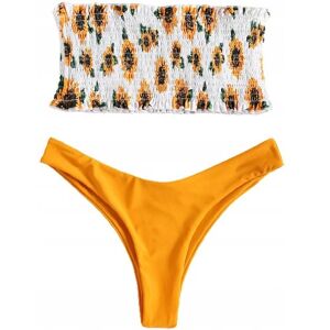 Zolta Strój kąpielowy bandeau bikini dwuczęściowy damski do opalania M Zolta Strój kąpielowy bandeau bikini dwuczęściowy damski do opalania M