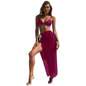 Inny producent Strój Kąpielowy Bikini 3-Częściowy Z Długą Spódnicą Kwiat Ozdobny Różowy L Inny producent Strój Kąpielowy Bikini 3-Częściowy Z Długą Spódnicą Kwiat Ozdobny Różowy L