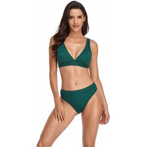 Inny producent Strój Kąpielowy Bikini Sportowy Zielony Modny Gładki Seksowny M Inny producent Strój Kąpielowy Bikini Sportowy Zielony Modny Gładki Seksowny M