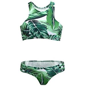100% STRÓJ KĄPIELOWY BIKINI TROPICAL LIŚCIE DWUCZĘŚCIOWY XL 100% STRÓJ KĄPIELOWY BIKINI TROPICAL LIŚCIE DWUCZĘŚCIOWY XL
