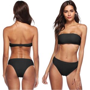 Strój kąpielowy czarny bandeau opaska bikini dwuczęściowy Sapphire L Strój kąpielowy czarny bandeau opaska bikini dwuczęściowy Sapphire L
