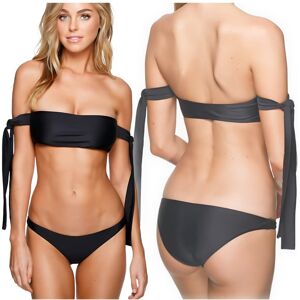 Zolta Strój Kąpielowy Dwuczęściowy Bikini, Czarna Bardotka Hiszpanka, Rozmiar M Zolta Strój Kąpielowy Dwuczęściowy Bikini, Czarna Bardotka Hiszpanka, Rozmiar M