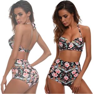 Zolta Strój Kąpielowy Dwuczęściowy Bikini, Push Up Z Wysokim Stanem, Rozmiar M Zolta Strój Kąpielowy Dwuczęściowy Bikini, Push Up Z Wysokim Stanem, Rozmiar M
