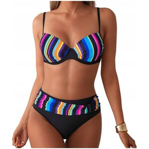 Inny producent STRÓJ KĄPIELOWY DWUCZĘŚCIOWY DAMSKI KOSTIUM WYSOKI STAN BIKINI PUSH UP L 40 Inny producent STRÓJ KĄPIELOWY DWUCZĘŚCIOWY DAMSKI KOSTIUM WYSOKI STAN BIKINI PUSH UP L 40