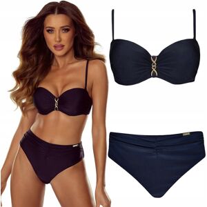 Strój kąpielowy dwuczęściowy push up GABBIANO Ashley czarny 36C/S 70C Strój kąpielowy dwuczęściowy push up GABBIANO Ashley czarny 36C/S 70C